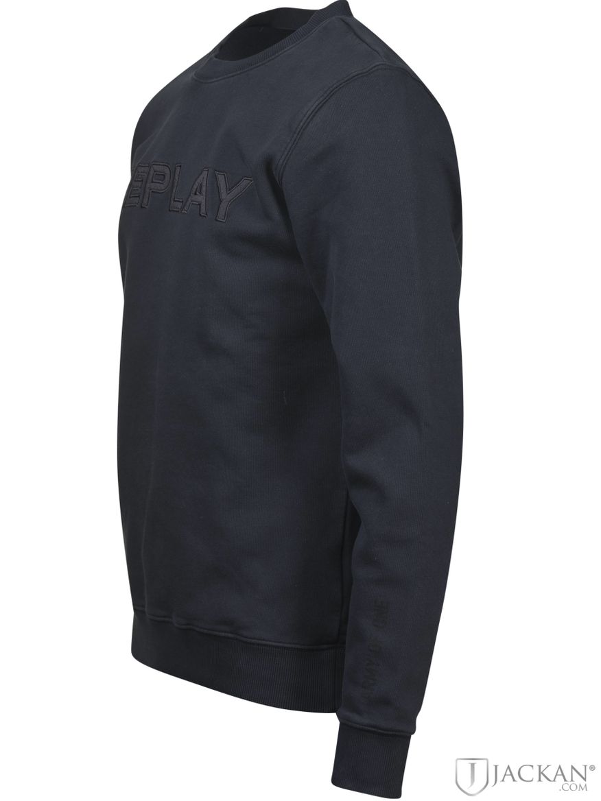 Sweatshirt i svart från Replay | Jackan.com