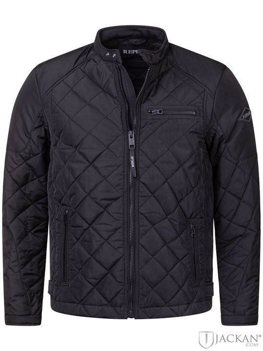 Jacket Poly Oxford in schwarz von Replay | Jackan.de
