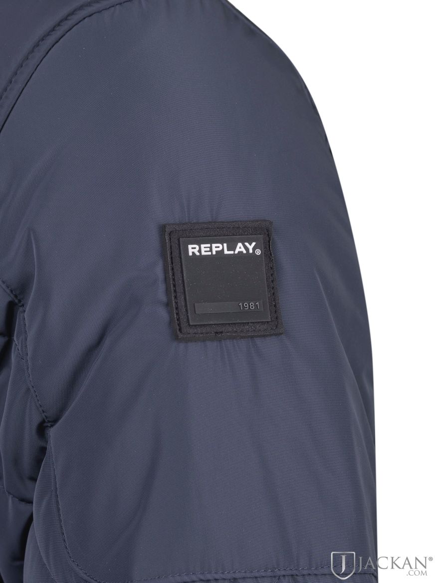 Guetta Jacket in blau von Replay | Jackan.com
