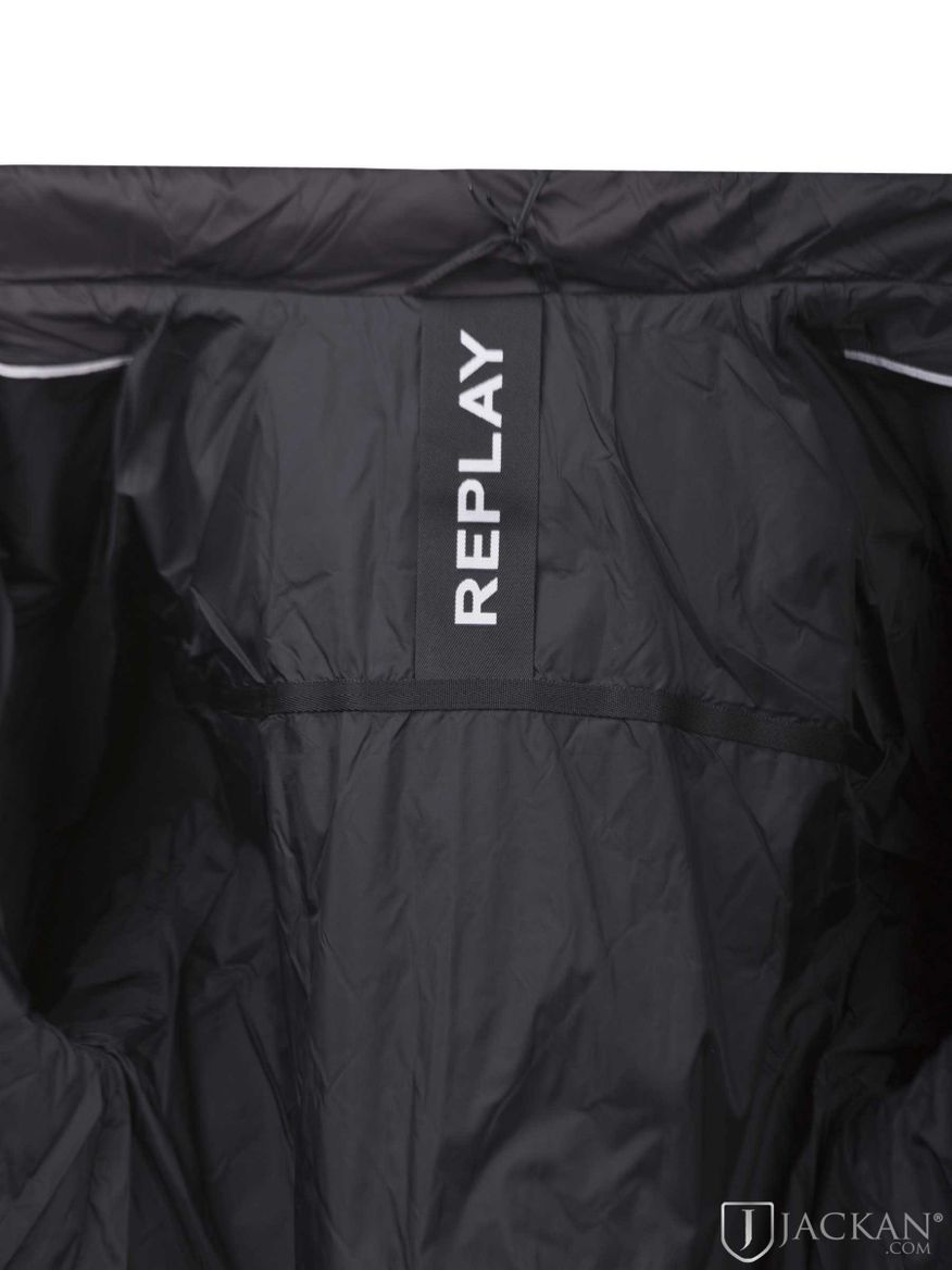 Diego Recycled Matt Nylon in schwarz von Replay | Jackan.com