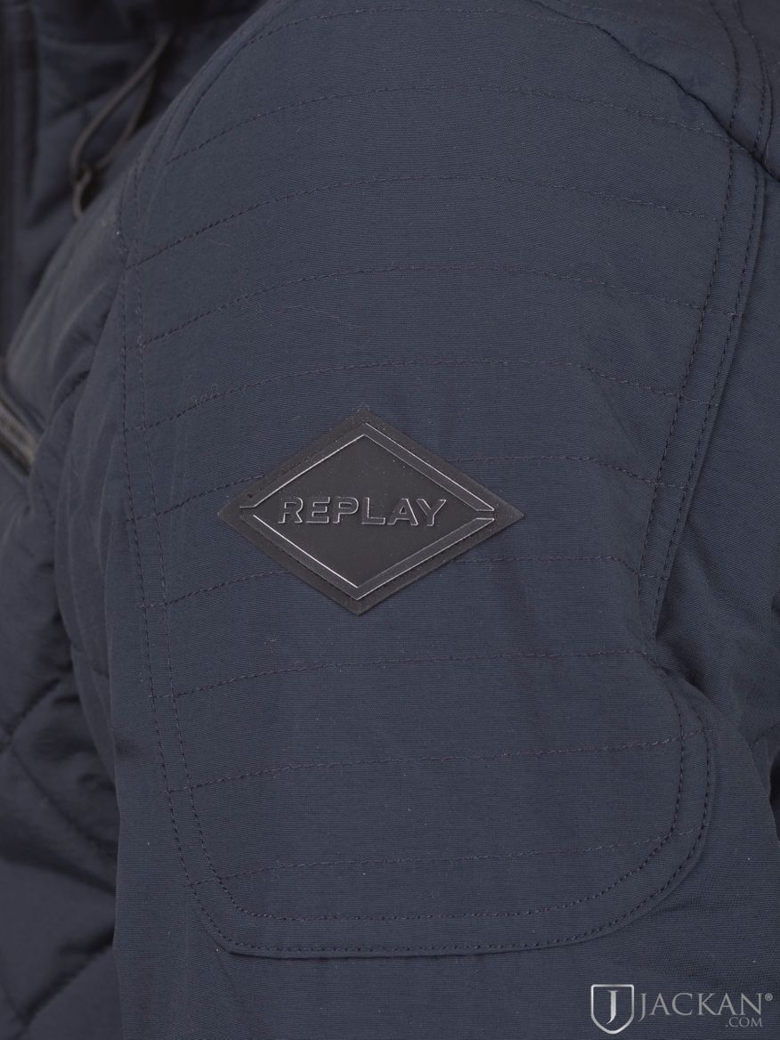 Milano Jacket in blau von Replay | Jackan.com