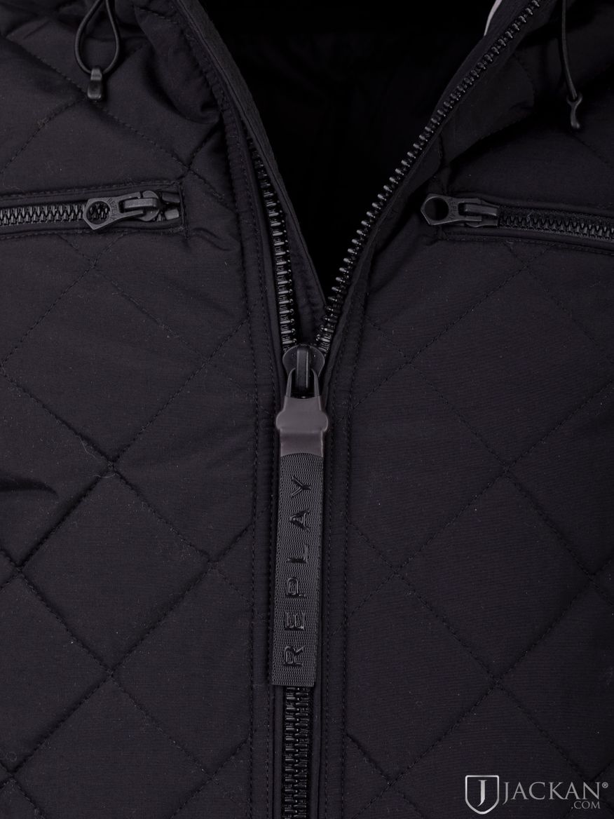Milano Jacket in schwarz von Replay | Jackan.com