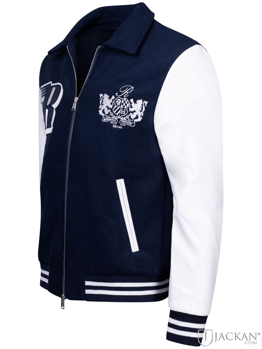 Varsity Woolen Melton in Blau von Replay| Jackan.com