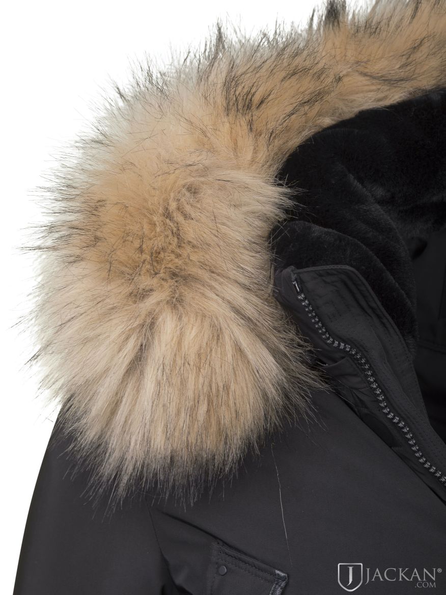 Underground Winter Fake Fur in schwarz/natur von Cecion