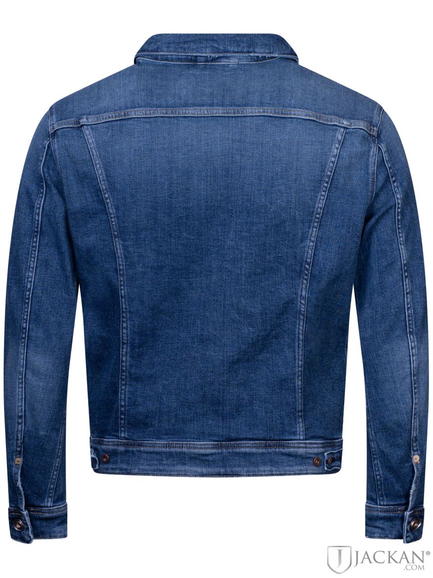 Marcell Stretch Denim Jeansjacke in Blau von Replay| Jackan.com