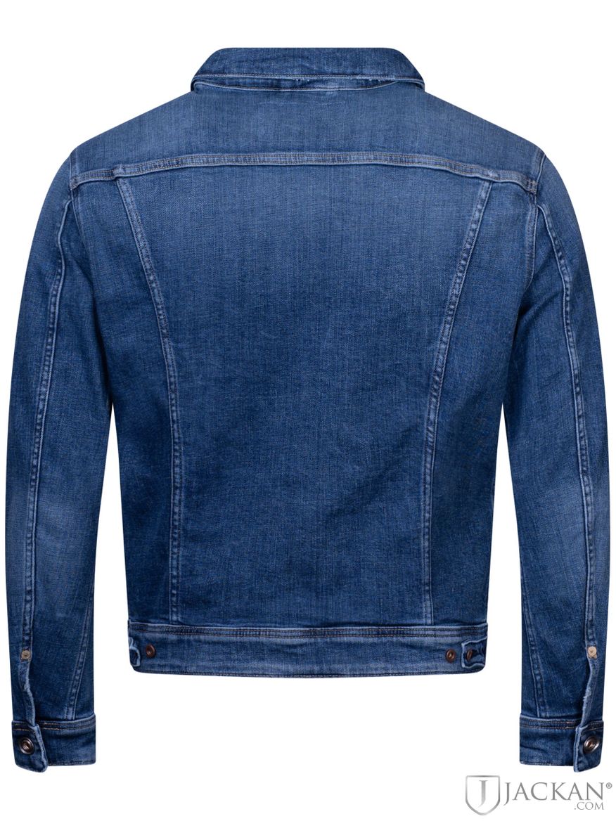 Marcell Stretch Denim Jeansjacke in Blau von Replay| Jackan.com