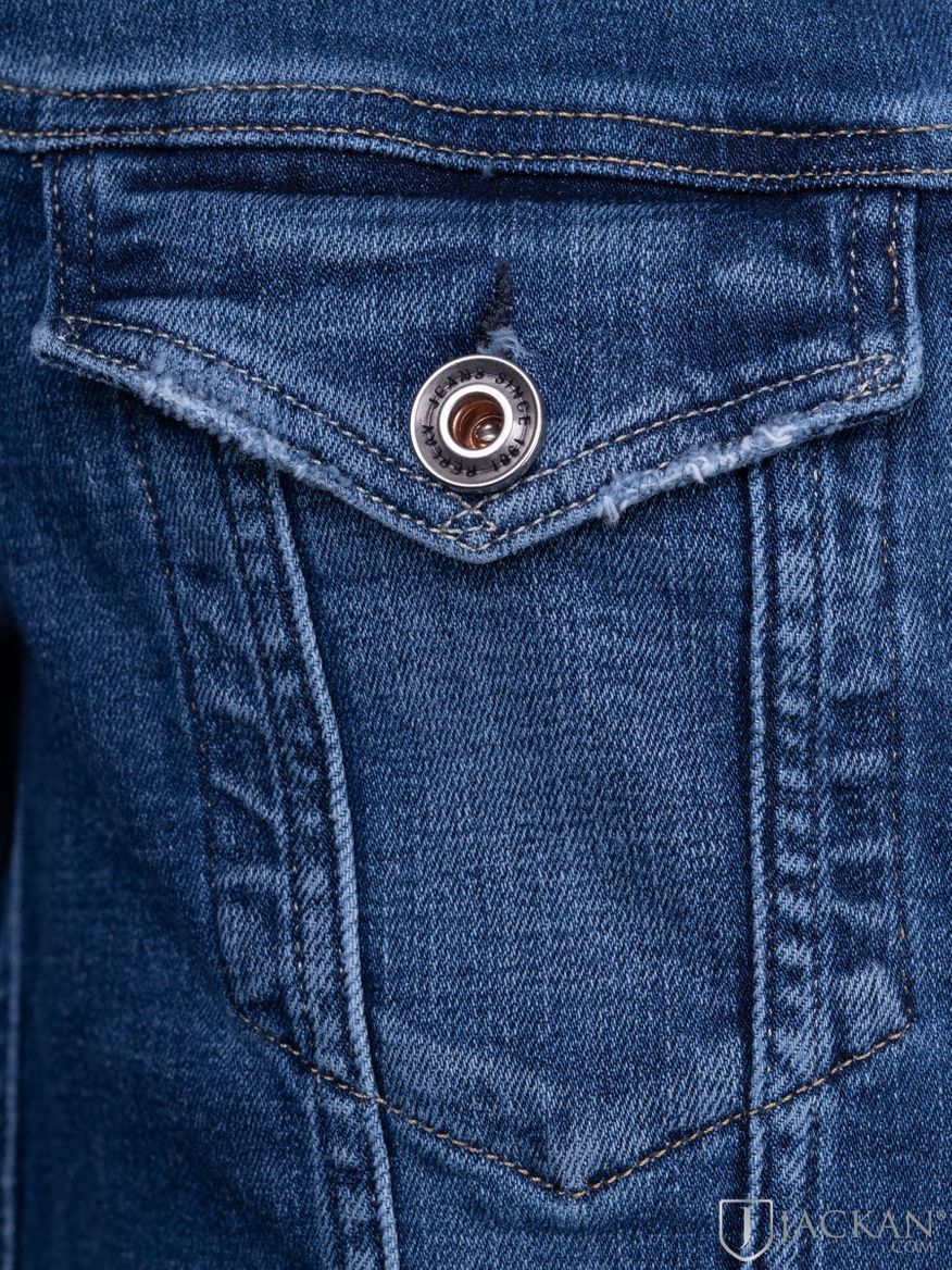 Marcell Stretch Denim jeansjacka i blått från Replay| Jackan.com
