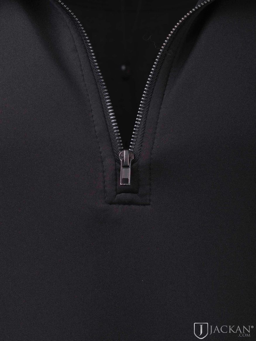 Zip Branded Rib i svart från SikSilk | Jackan.com