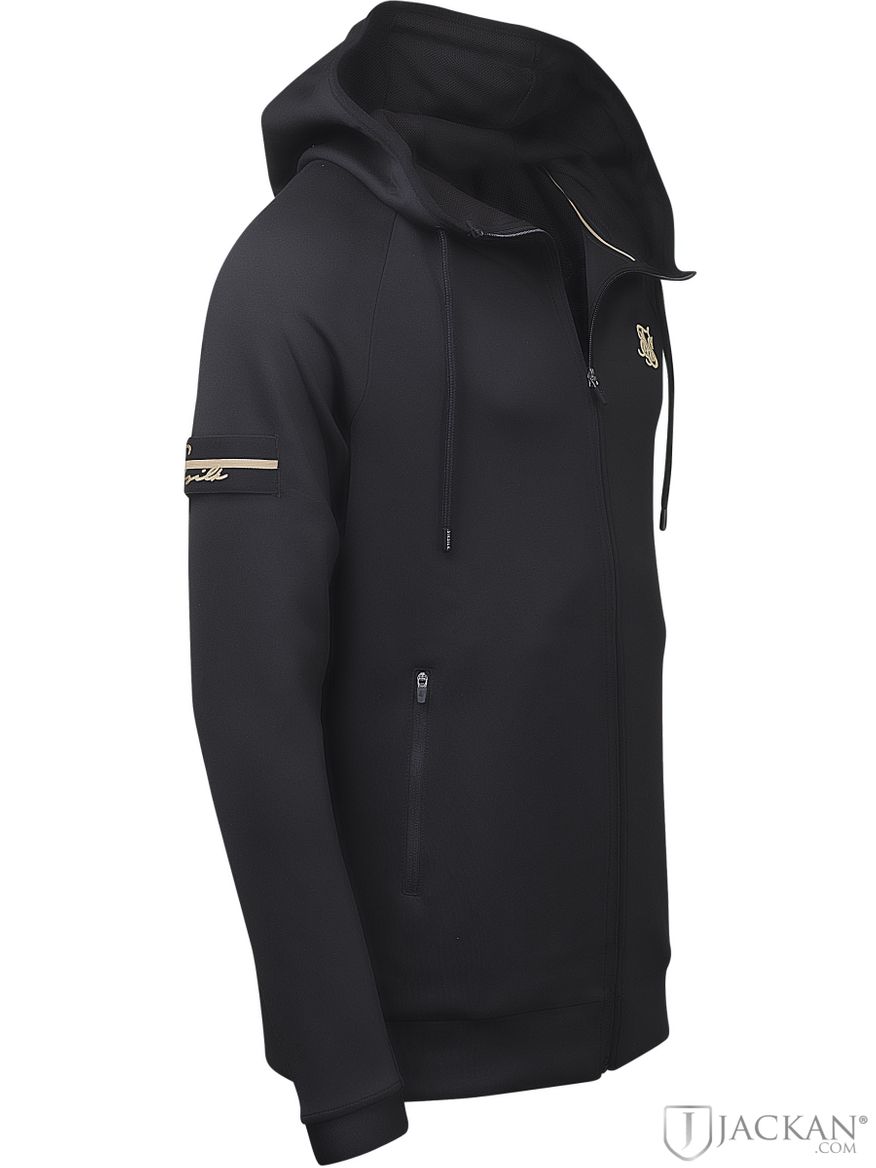 Element muscle hoodie i svart från Siksilk| Jackan.com