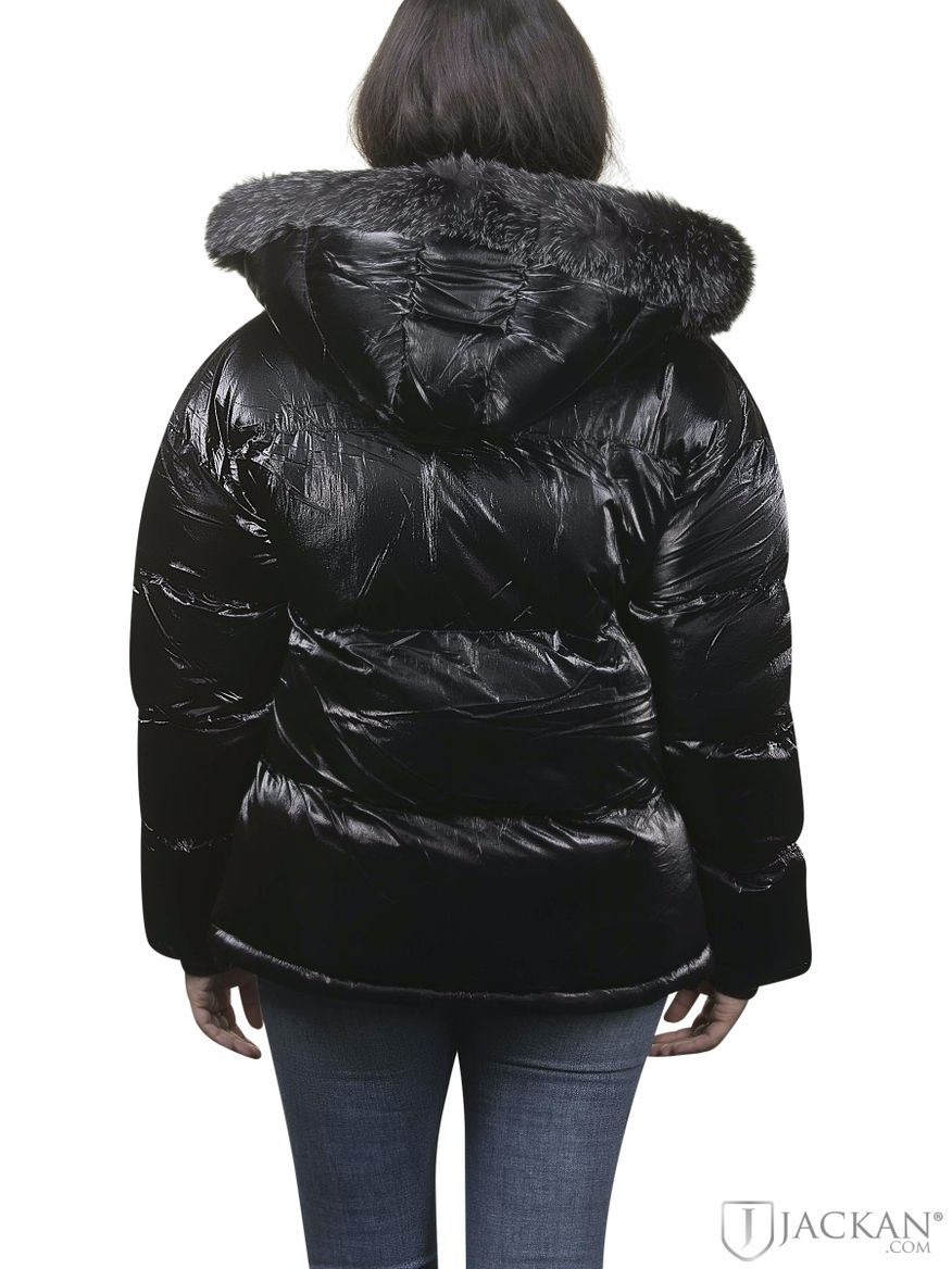 Fur Padder Jacket in schwarz von SikSilk | Jackan.com