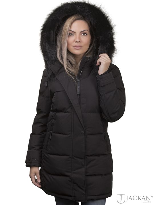 Arosa Winter Fake Fur in schwarz/schwarz von Cecion | Jackan.com