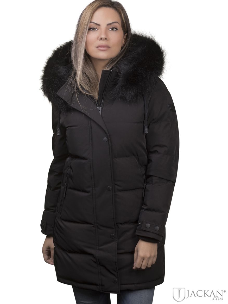 Arosa Winter Fake Fur i svart från Cecion | Jackan.com