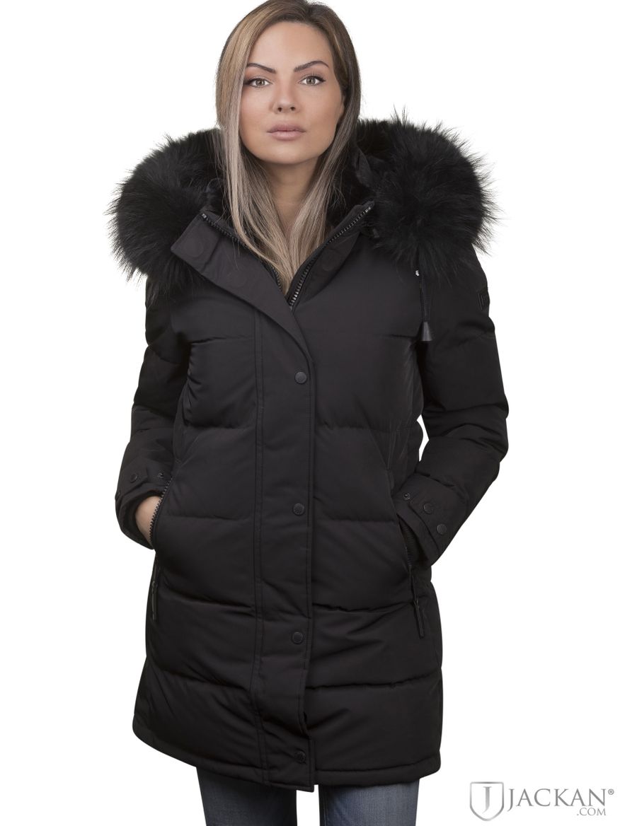 Arosa Winter Real Fur i svart/svart från Cecion | Jackan.com