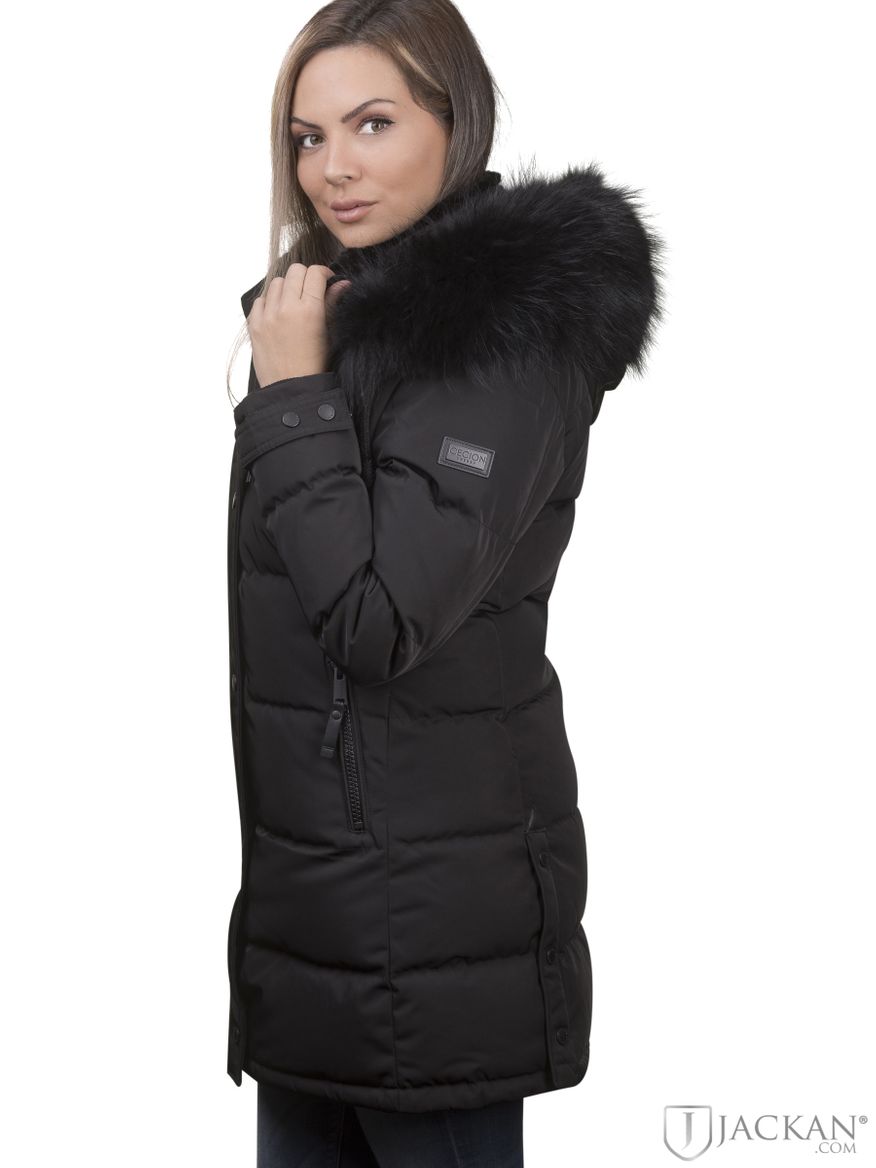 Arosa Winter Real Fur in schwarz/schwarz von Cecion | Jackan.com
