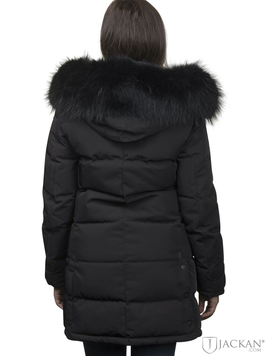 Arosa Winter Real Fur in schwarz/schwarz von Cecion | Jackan.com