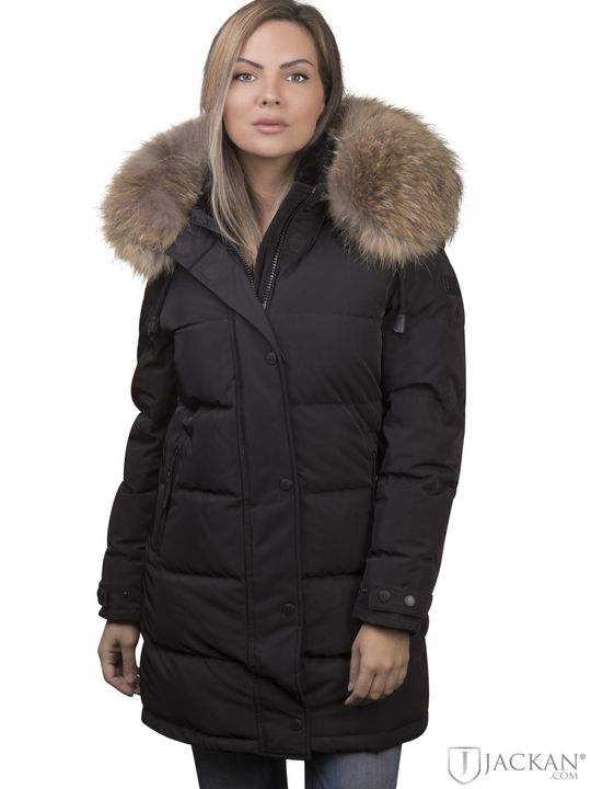 Arosa Winter Real Fur i svart/natur från Cecion | Jackan.com