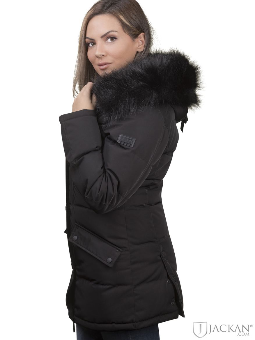 Chambre Neuf X Fake Fur i svart/svart från Cecion | Jackan.com