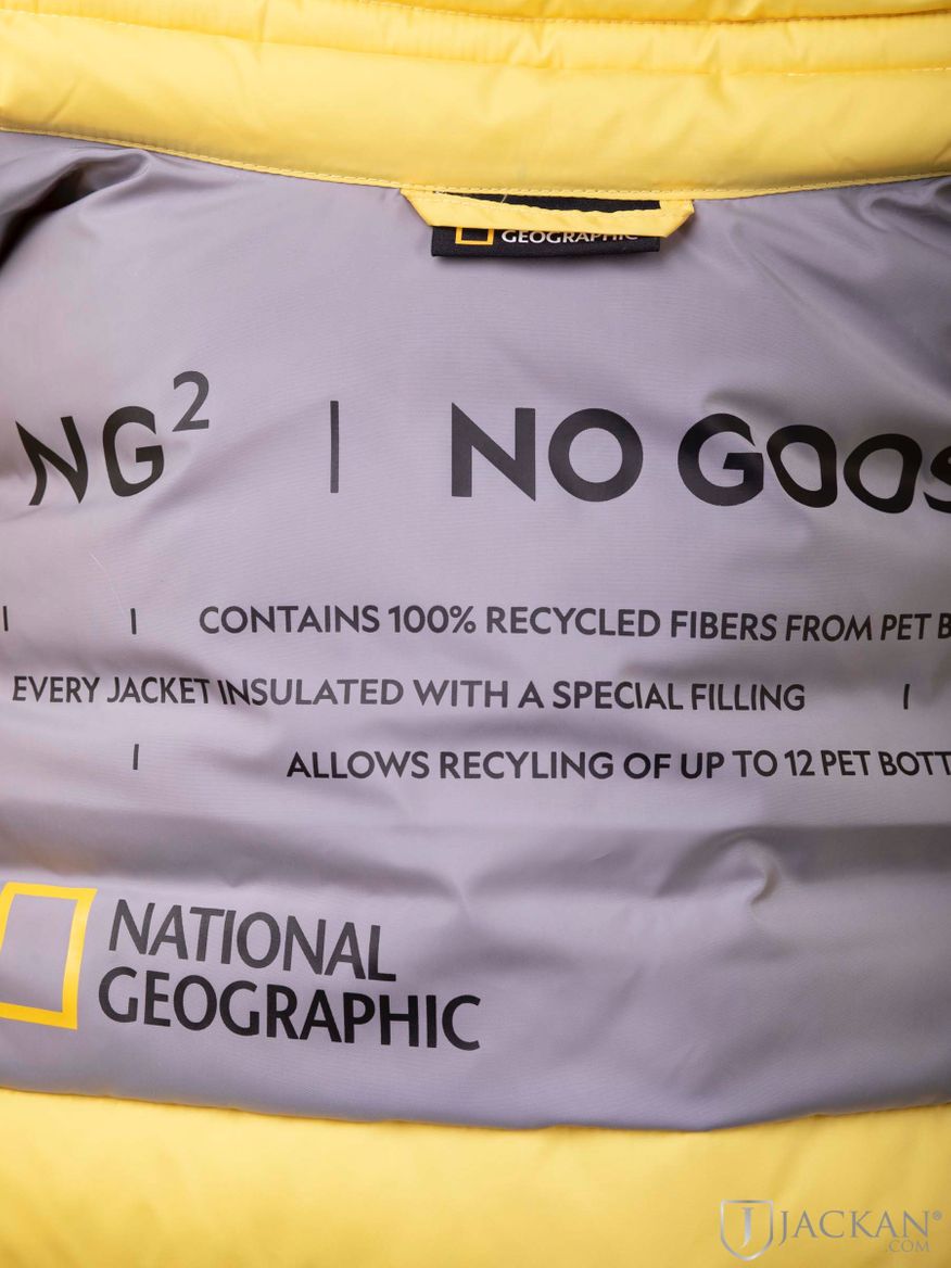 Puffer Vest i gult från National Geographic| Jackan.com