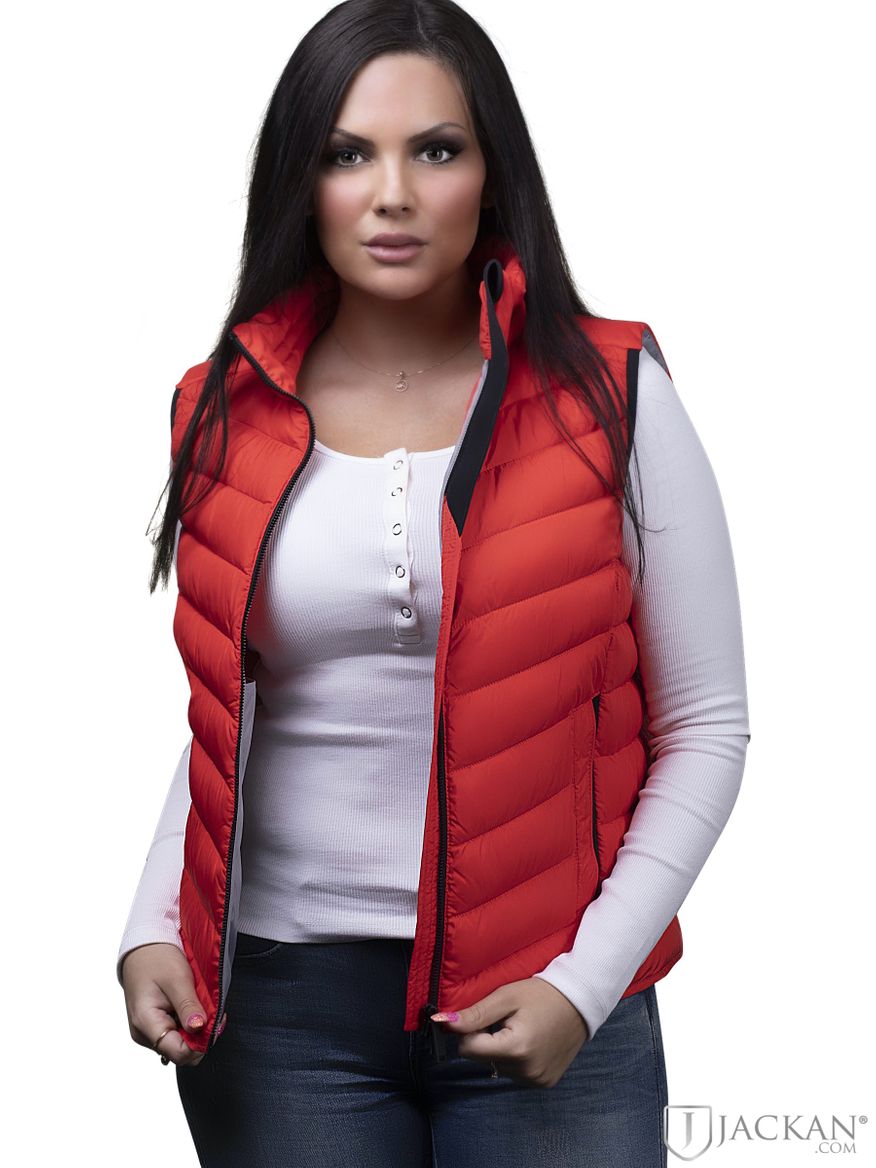 Puffer Vest in rot von National Geographic| Jackan.com