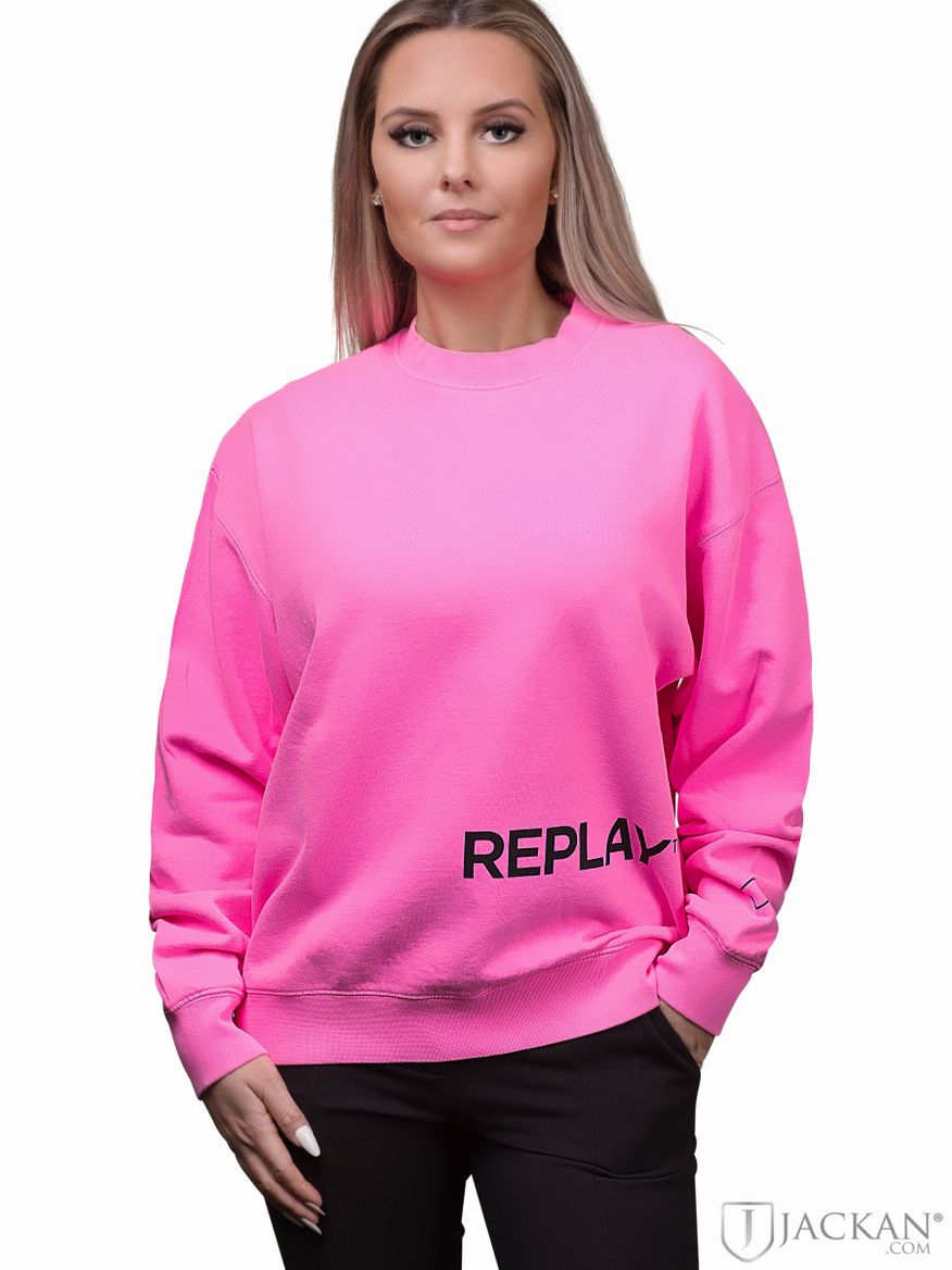 Felpa i rosa från Replay | Jackan.com