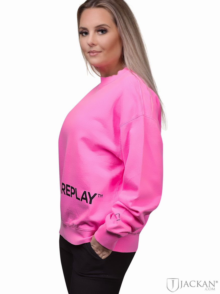 Felpa in rosa von Replay | Jackan.com