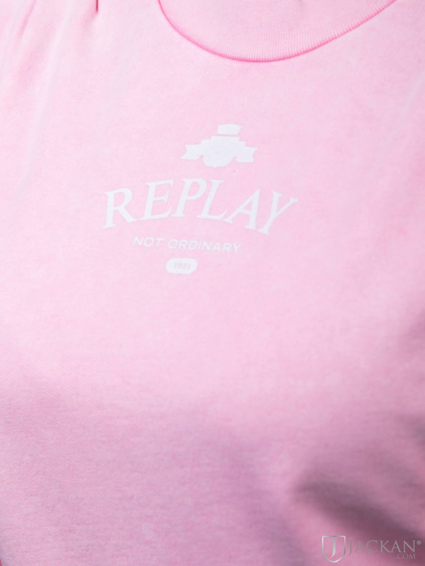 Rose Hoodie i rosa från Replay | Jackan.com