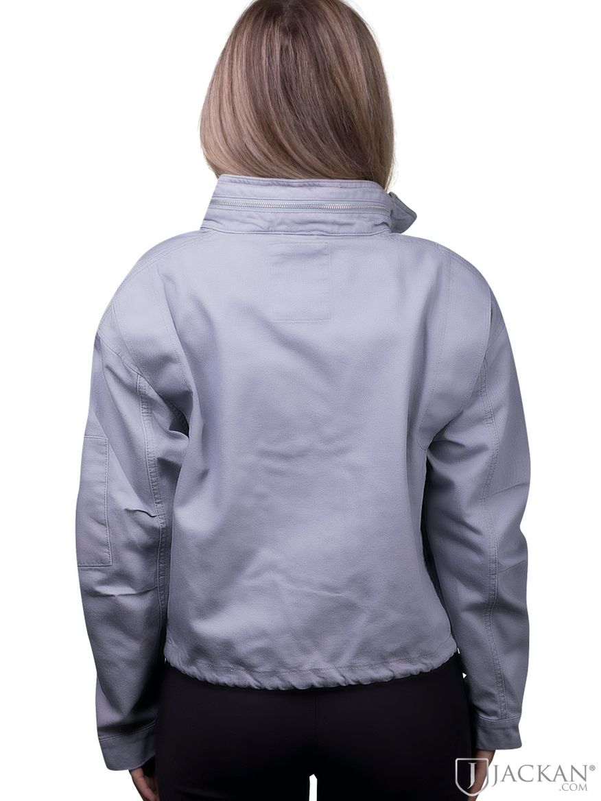 Bora cropped jacket i ljusgrå från Superdry | Jackan.com