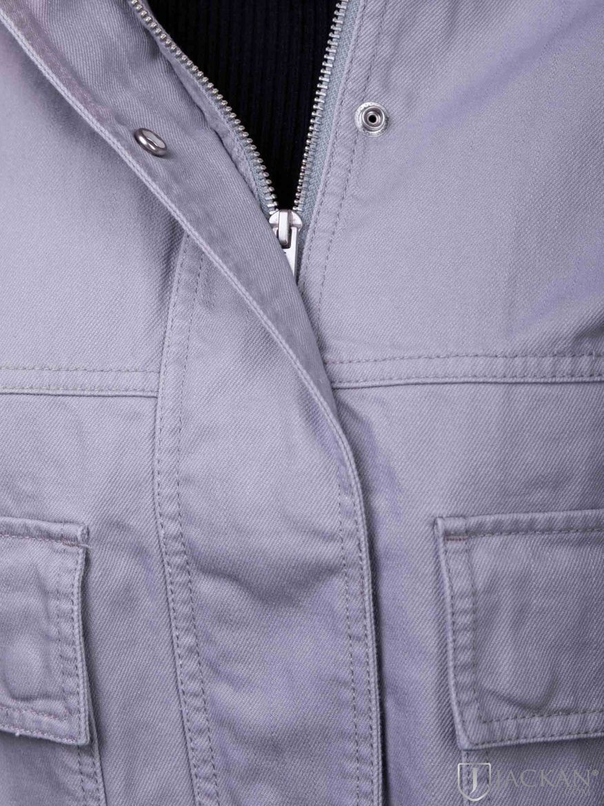Bora cropped jacket i ljusgrå från Superdry | Jackan.com