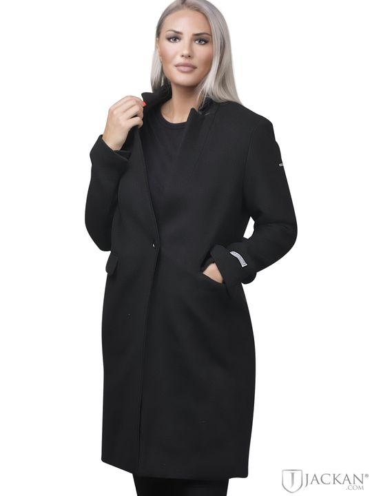 Arianna Wool Coat in schwarz von Superdry| Jackan.com