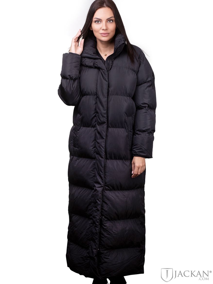 Black longline puffer jacket hotsell