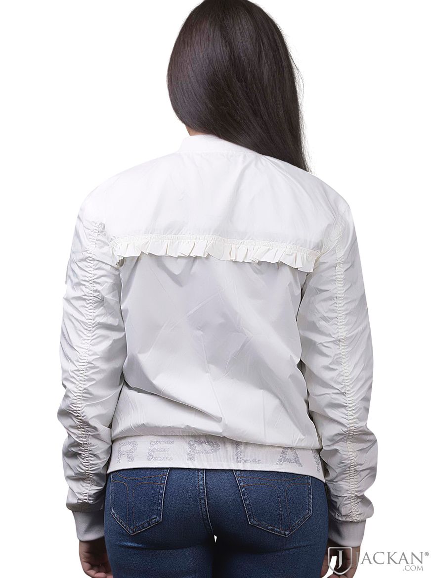 Arielle jacket i vitt från Replay | Jackan.com
