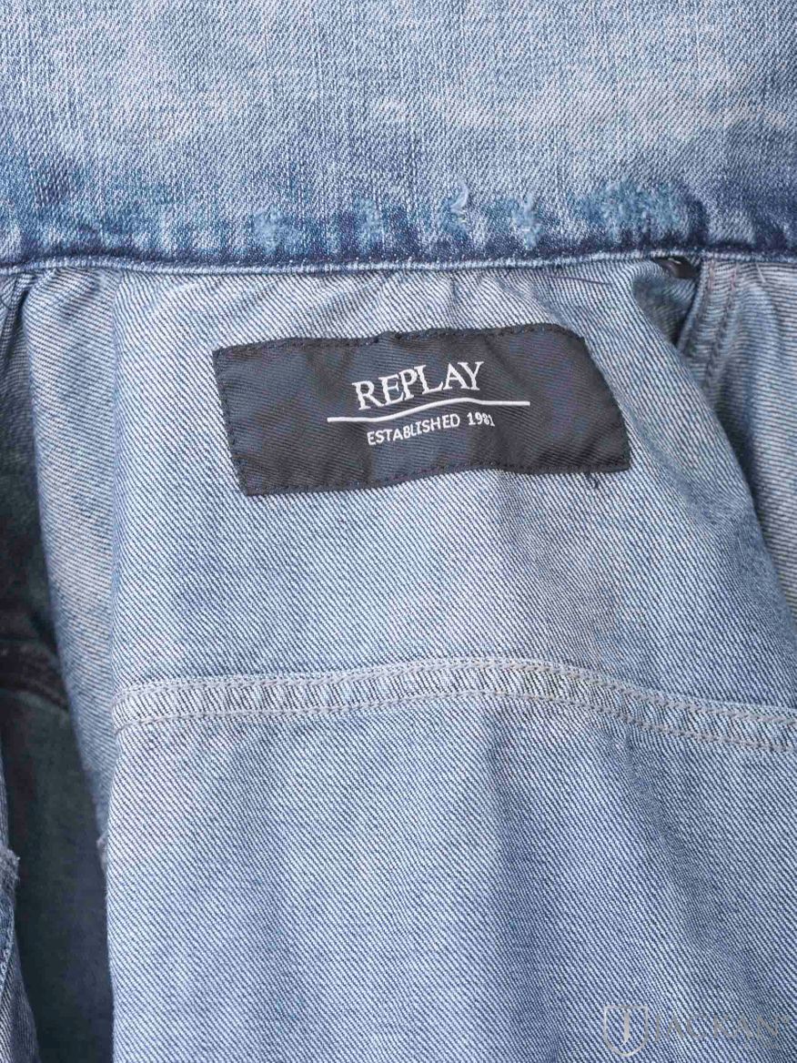 Denim Jacket i blått från Replay | Jackan.com