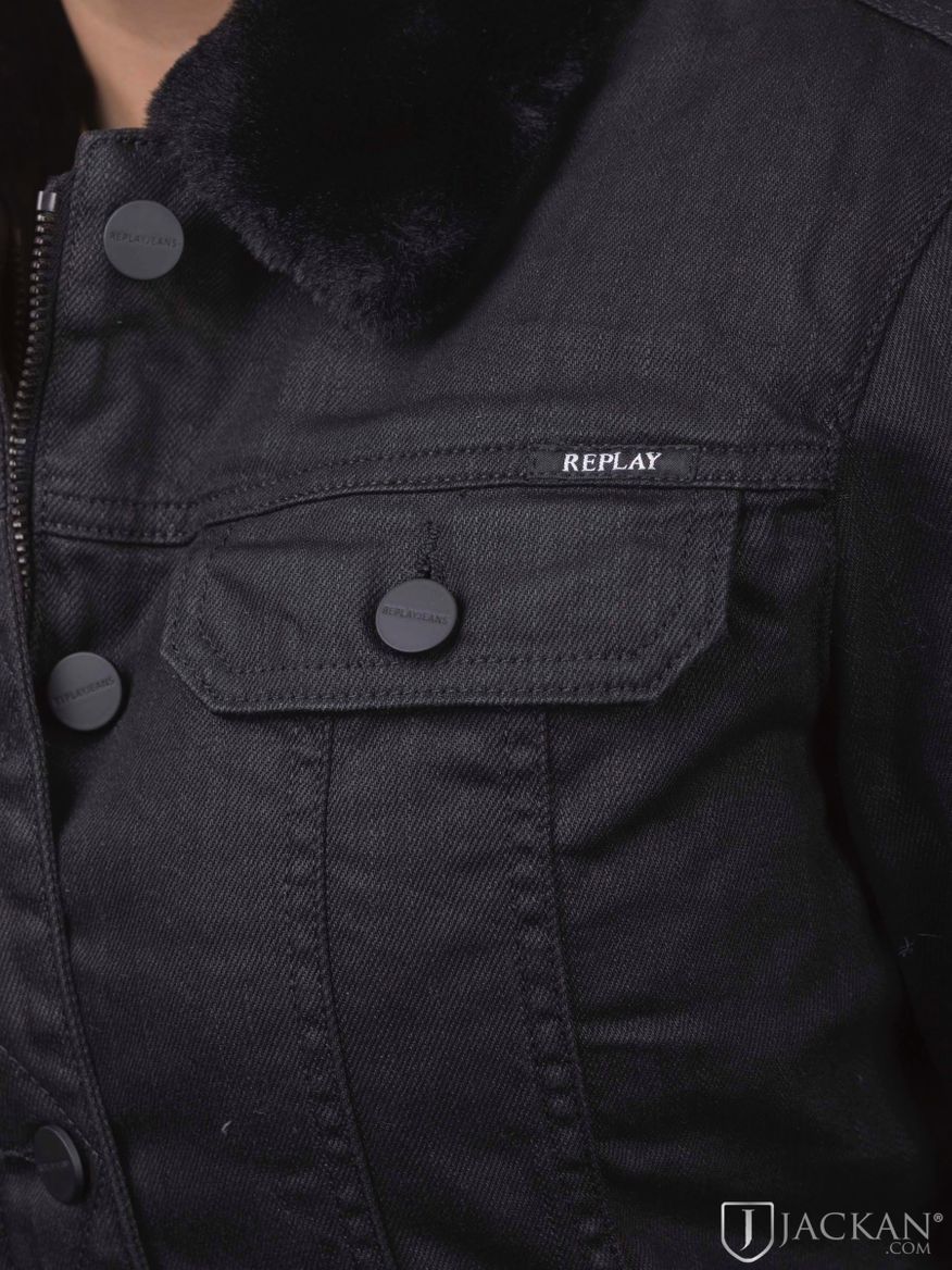 W7291Z  Jacket in schwarz von Replay | Jackan.com