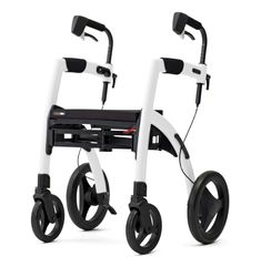 Rollz Motion² som rollator Pebble White