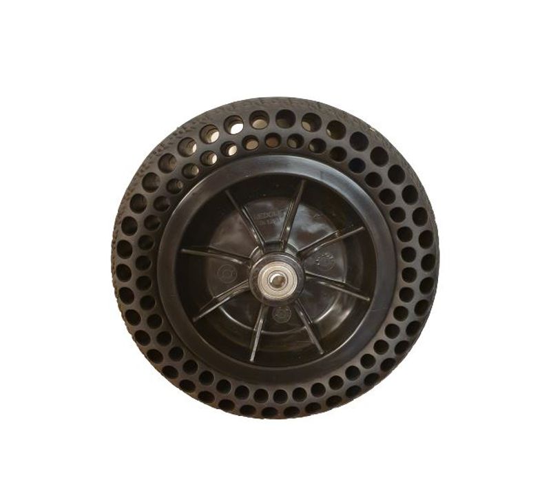 Eloflex Punkteringsfria gelframhjul 8", svart