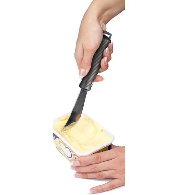 Tjocka bestick - Kniv - med räfflat handtag