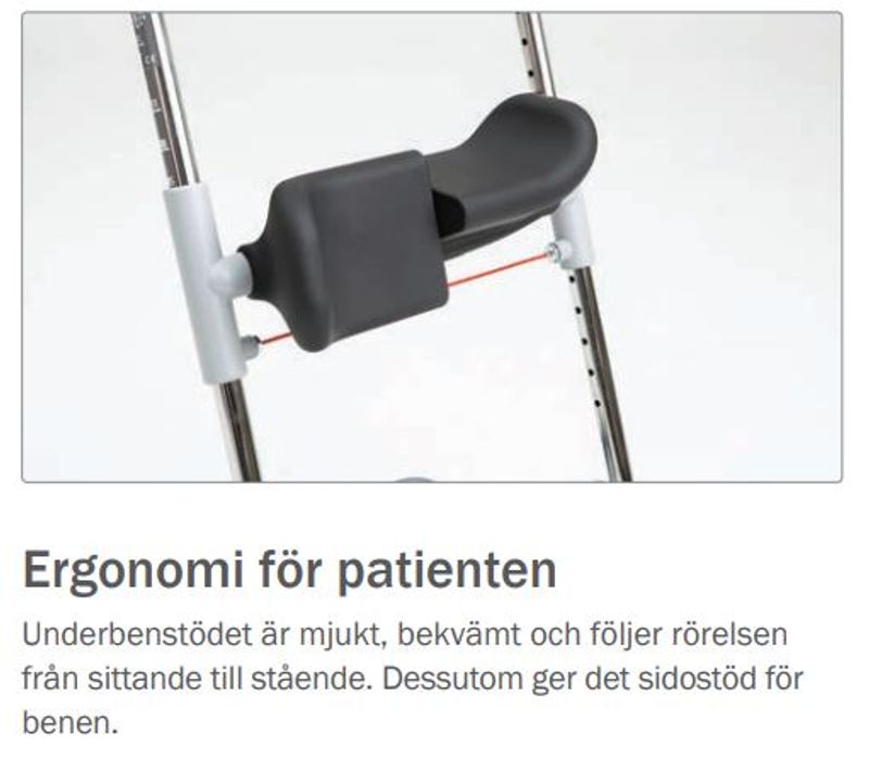 Molift Raiser Pro överflyttningsplattform - Ergonomi för patienten