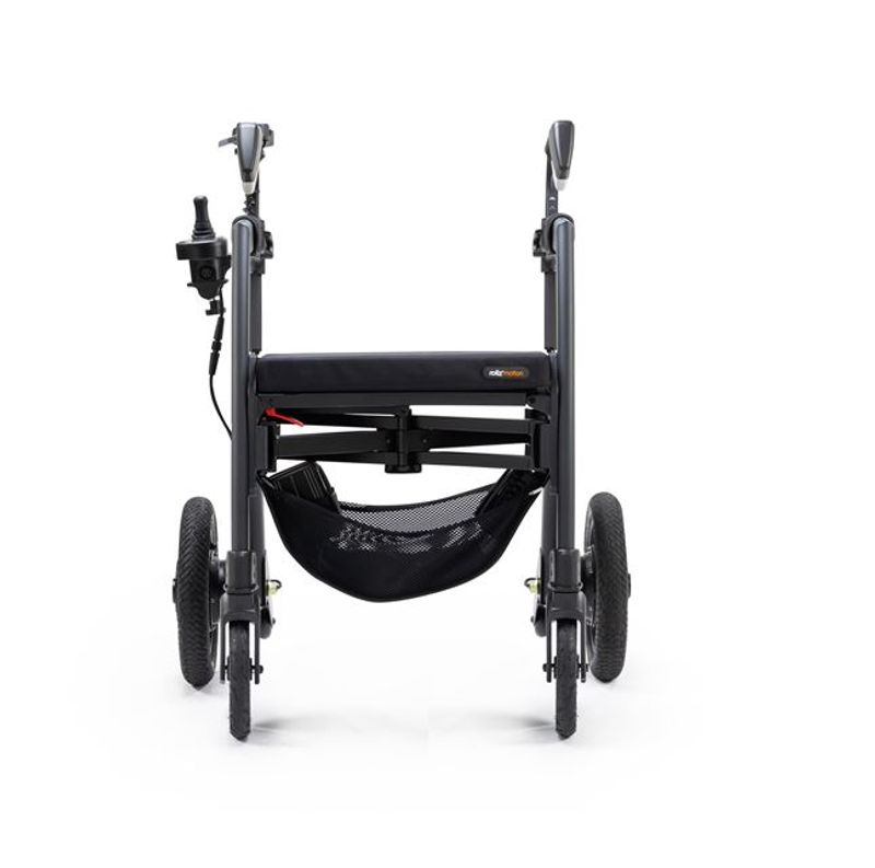 Rollator, rullstol och elrullstol i ett | Rollz Motion Electric- Matt Black