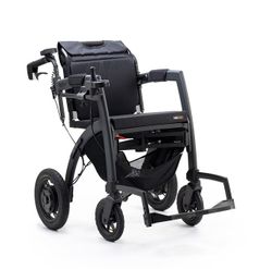 Rollator, rullstol och elrullstol i ett | Rollz Motion Electric- Matt Black