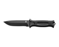 Strongarm Fixed Blade Knife, Black, Fine Edge