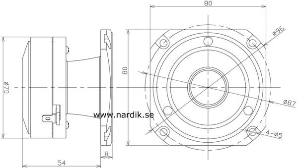 MTX RTX2BTS diskant