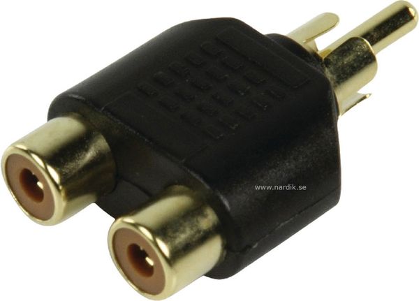 RCA hane - 2xRCA honor adapter