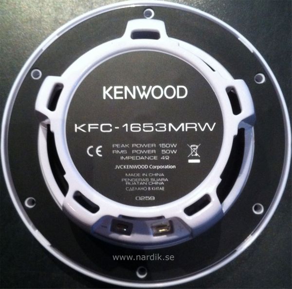 KENWOOD KFC-1653MRW