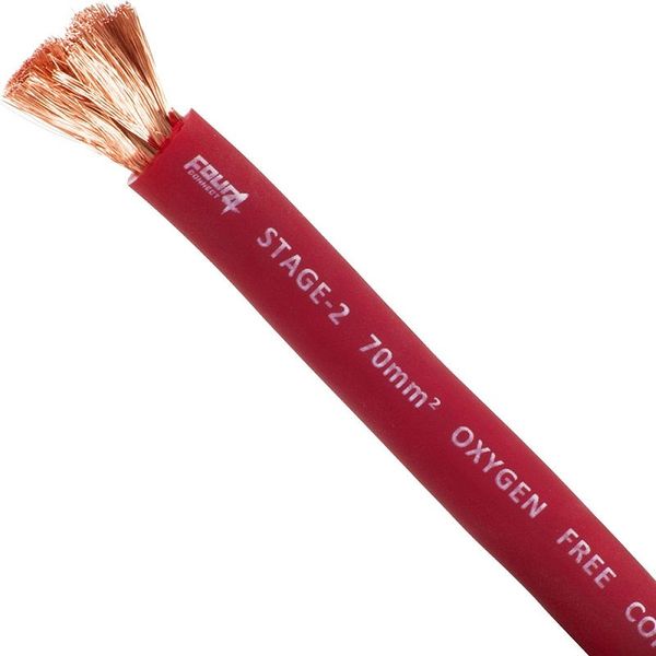 4Connect 70 mm² strömkabel röd