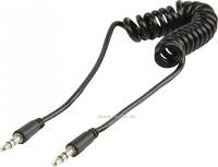 AUX spiral kabel 1 m