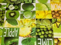 Citron på metervara- Utan veck-Leverans 1-4 dagar