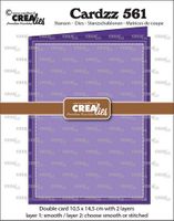 Crealies - Cardzz - double card 10,5x14,5 cm CLCZ561 14,5x21cm
