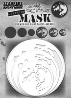 Tim Holtz - Mask Stencil - Moon mask msk01