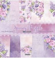 ScrapAndMe - 30x30 papper - Spring Purple