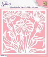 Nellies Choice - Square Flowers - 1 MMSA4K-034